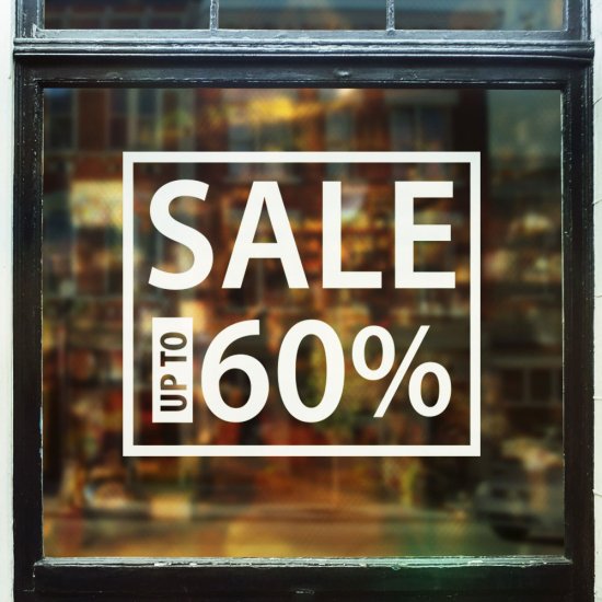 Αυτοκόλλητο Εκπτώσεων - Εκπτωτικό 51