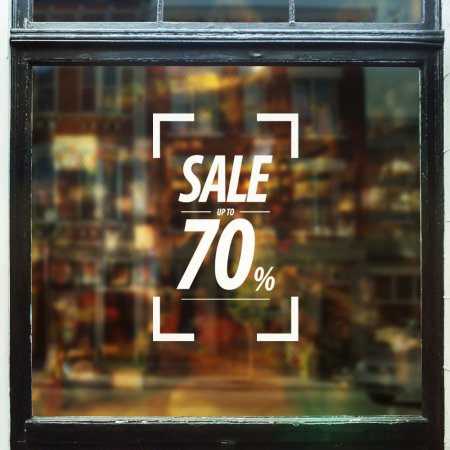 Αυτοκόλλητο Εκπτώσεων - Εκπτωτικό 54