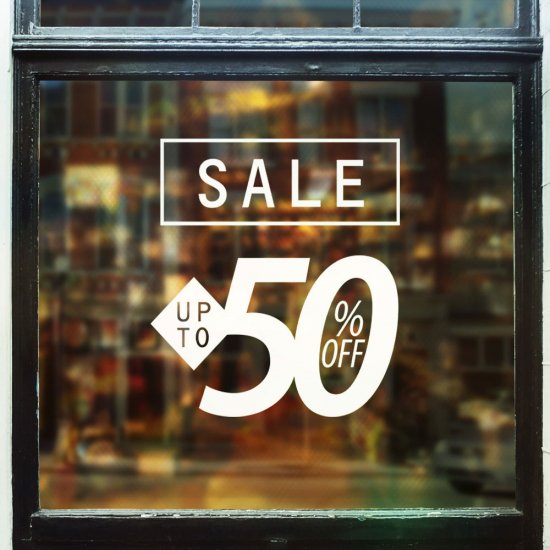 Αυτοκόλλητο Εκπτώσεων - Εκπτωτικό 56