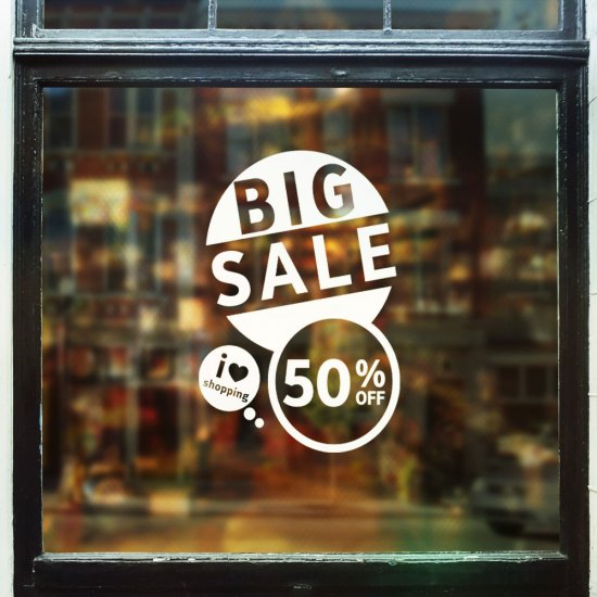 Αυτοκόλλητο Εκπτώσεων - Εκπτωτικό 62