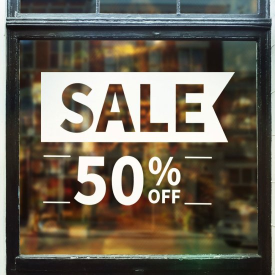 Αυτοκόλλητο Εκπτώσεων - Εκπτωτικό 63