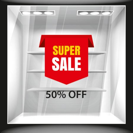 Αυτοκόλλητο Εκπτώσεων - Εκπτωτικό 65