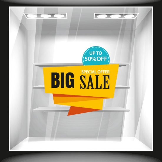 Αυτοκόλλητο Εκπτώσεων - Εκπτωτικό 67