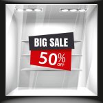 Αυτοκόλλητο Εκπτώσεων - Εκπτωτικό 68