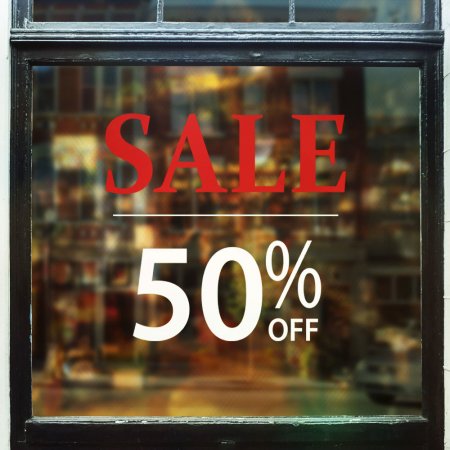 Αυτοκόλλητο Εκπτώσεων - Εκπτωτικό 70