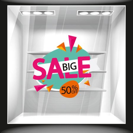 Αυτοκόλλητο Εκπτώσεων - Εκπτωτικό 76