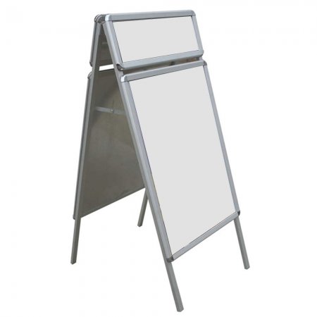 A-Board stand πεζοδρομίου με 4 θέσεις (2 μεγάλες και 2 μικρές) χωρίς εκτύπωση