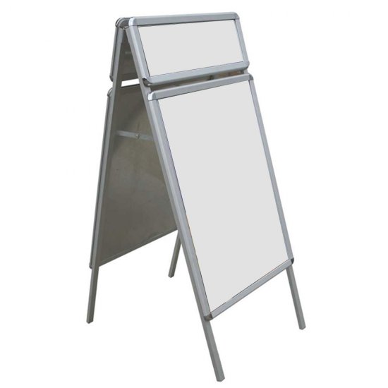 A-Board stand πεζοδρομίου με 4 θέσεις (2 μεγάλες και 2 μικρές) χωρίς εκτύπωση A-Board stand πεζοδρομίου με 4 θέσεις (2 μεγάλες και 2 μικρές) χωρίς εκτύπωση