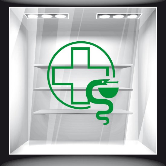 Αυτοκόλλητο Βιτρίνας - Φαρμακείο 01