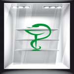 Αυτοκόλλητο Βιτρίνας - Φαρμακείο 04