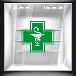 Αυτοκόλλητο Βιτρίνας - Φαρμακείο 07