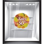 Αυτοκόλλητο βιτρίνας - Φθινόπωρο - Εκπτώσεις 2