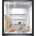 Αυτοκόλλητο βιτρίνας - Φθινόπωρο - Μπορντούρα πουλιά