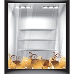 Αυτοκόλλητο βιτρίνας - Φθινόπωρο - Μπορντούρα φύλλα