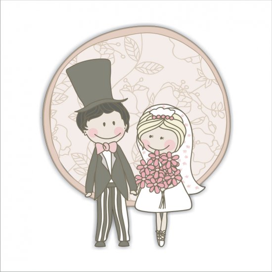 Διακόσμηση Γάμου - Αυτοκόλλητο Ζευγάρι 2 Διακόσμηση Γάμου - Αυτοκόλλητο Ζευγάρι 2