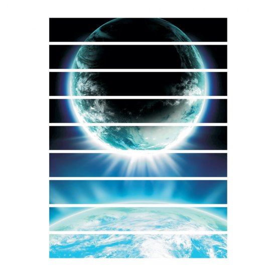 Αυτοκόλλητο σκάλας (Τιμή ανά τεμάχιο) - Abstract earth