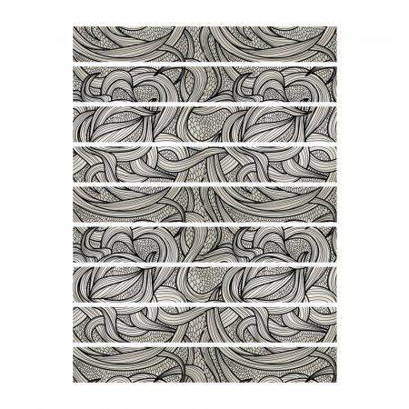 Αυτοκόλλητο σκάλας (Τιμή ανά τεμάχιο) - Vintage μοτίβο 2