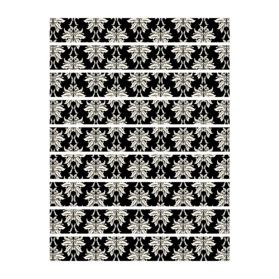 Αυτοκόλλητο σκάλας (Τιμή ανά τεμάχιο) - Vintage μοτίβο 6