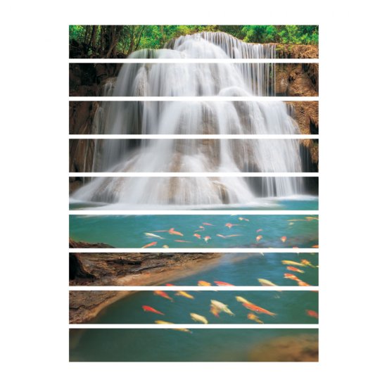 Αυτοκόλλητο σκάλας (Τιμή ανά τεμάχιο) - Καταρράκτες