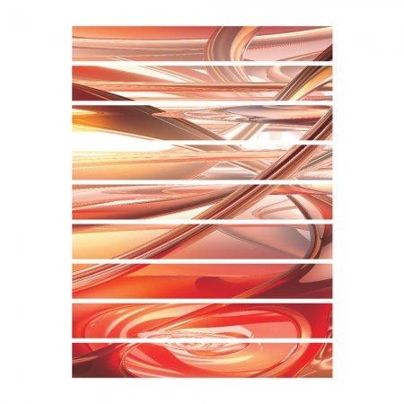 Αυτοκόλλητο σκάλας (Τιμή ανά τεμάχιο) - Abstract pattern