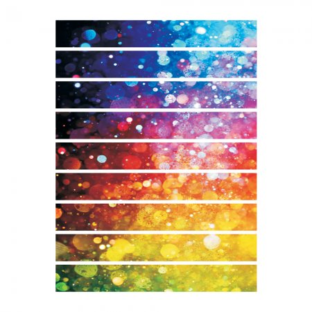 Αυτοκόλλητο σκάλας (Τιμή ανά τεμάχιο) - Abstract colors 2