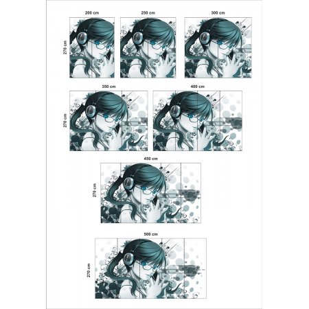 Αυτοκόλλητη Ταπετσαρία - Κορίτσι