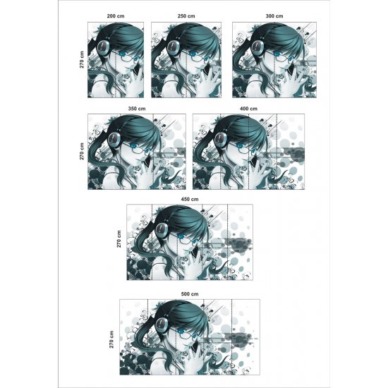 Αυτοκόλλητη Ταπετσαρία - Κορίτσι