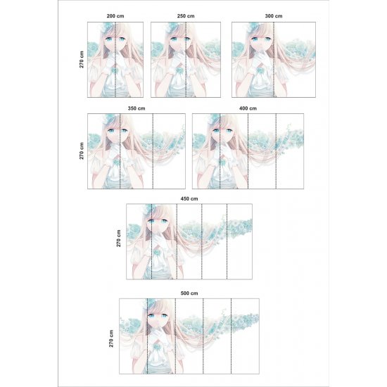 Αυτοκόλλητη Ταπετσαρία - Anime Girl