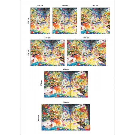 Αυτοκόλλητη Ταπετσαρία - Dizzy wall