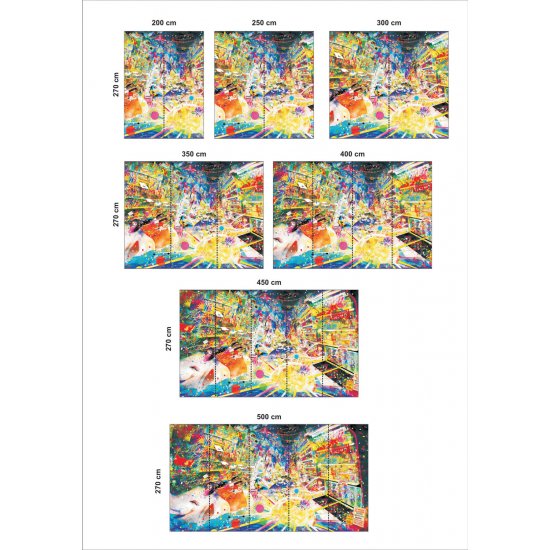 Αυτοκόλλητη Ταπετσαρία - Dizzy wall