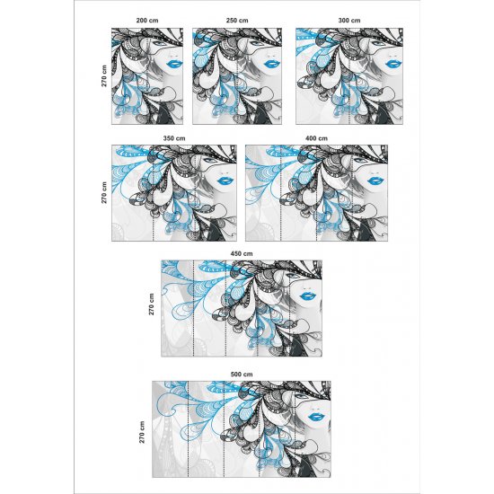 Αυτοκόλλητη Ταπετσαρία - Γυναικεία ομορφιά