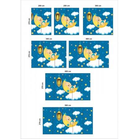 Αυτοκόλλητη ταπετσαρία - Κουρασμένο λαγουδάκι