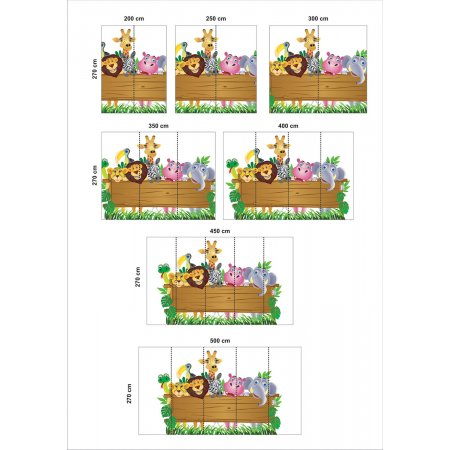Αυτοκόλλητη ταπετσαρία - Αφρικάνικη παρέα