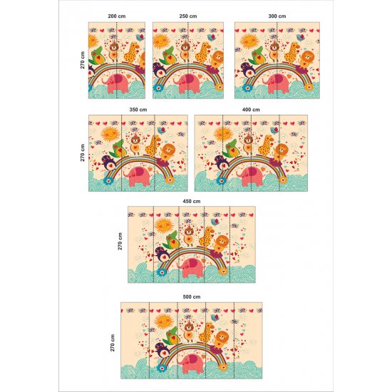 Αυτοκόλλητη ταπετσαρία - Ουράνιο τόξο