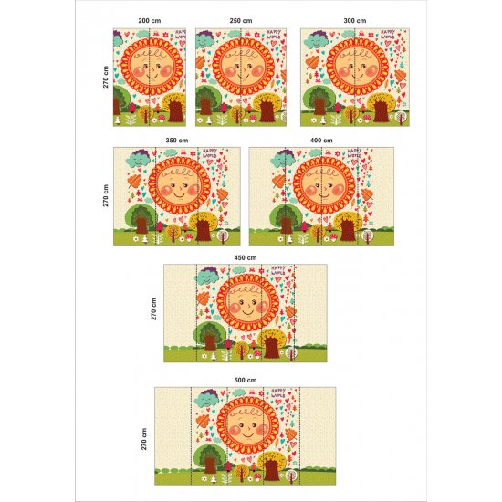 Αυτοκόλλητη ταπετσαρία - Ήλιος