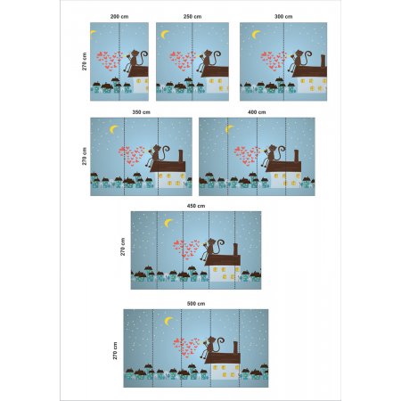 Αυτοκόλλητη ταπετσαρία - Γλυκιές νότες