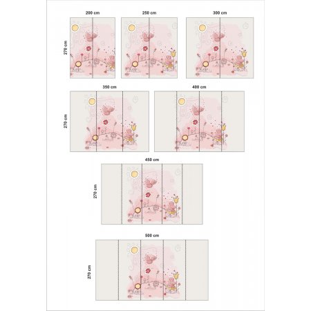 Αυτοκόλλητη ταπετσαρία - Αγαπημένα πουλάκια