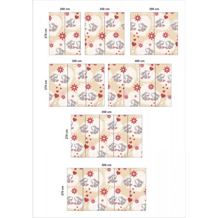 Αυτοκόλλητη ταπετσαρία - Αγαπημένα λαγουδάκια