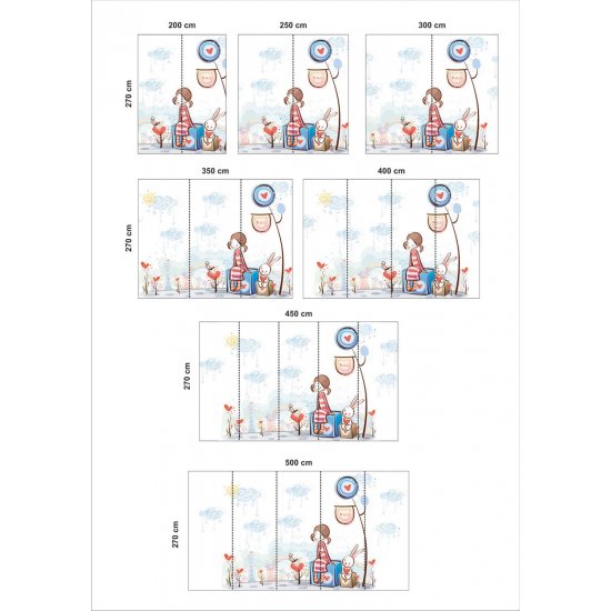 Αυτοκόλλητη ταπετσαρία - Γλυκιά παρέα