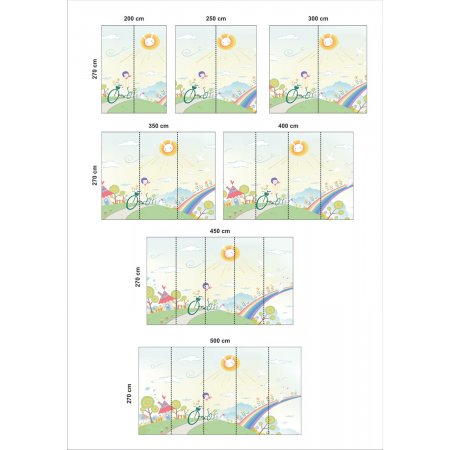Αυτοκόλλητη ταπετσαρία - Βόλτα με ποδήλατο