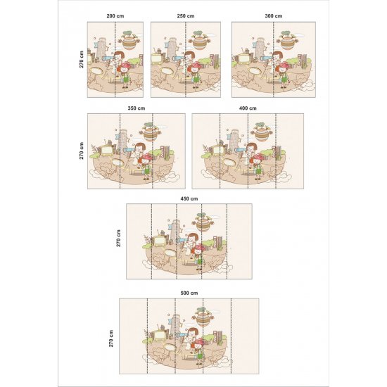 Αυτοκόλλητη ταπετσαρία - Τουρισμός
