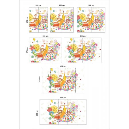 Αυτοκόλλητη ταπετσαρία - Παιχνιδιάρικα παιδάκια