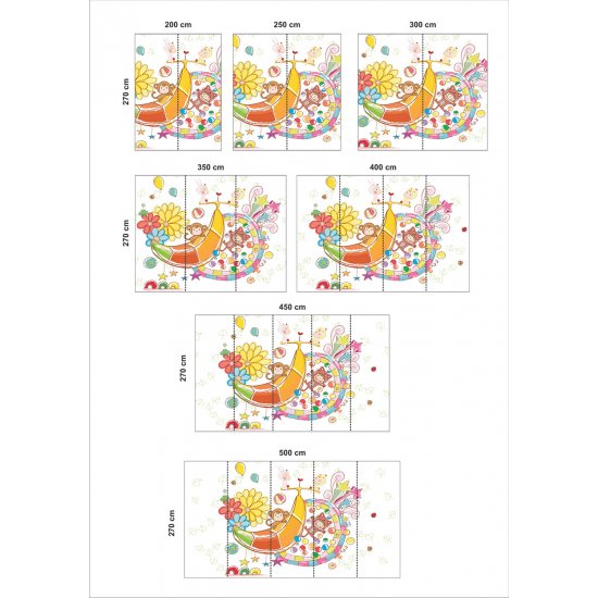 Αυτοκόλλητη ταπετσαρία - Παιχνιδιάρικα παιδάκια