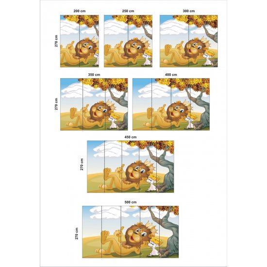 Παιδική Ταπετσαρία - Λιονταράκι βασιλιάς Παιδική Ταπετσαρία - Λιονταράκι βασιλιάς