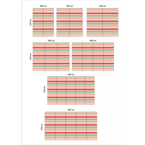 Αυτοκόλλητη Ταπετσαρία - Vintage Stripes