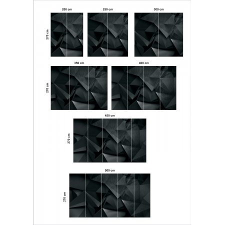 Αυτοκόλλητη Ταπετσαρία - Charcoal shapes