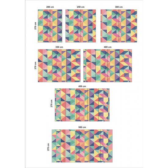 Αυτοκόλλητη Ταπετσαρία - Triangles