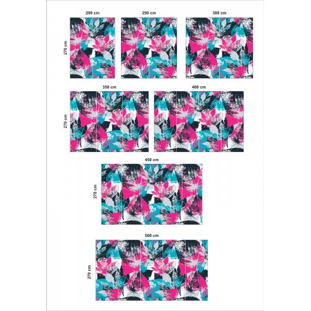 Αυτοκόλλητη Ταπετσαρία - Grunge leaves