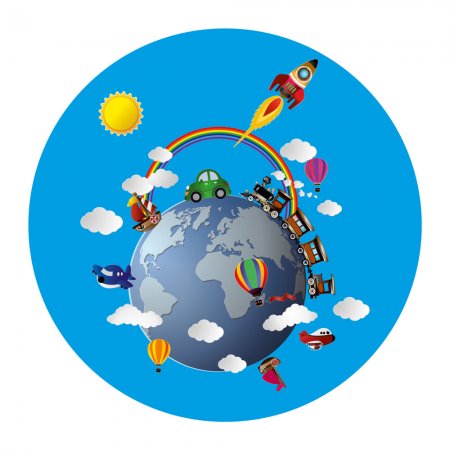 Αυτοκόλλητο τοίχου - Υδρογειος