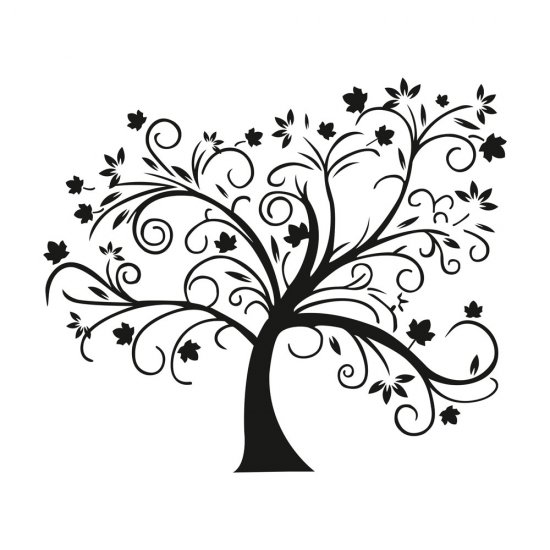 Αυτοκόλλητο Τοίχου - Δέντρο διακόσμησης Αυτοκόλλητο Τοίχου - Δέντρο διακόσμησης